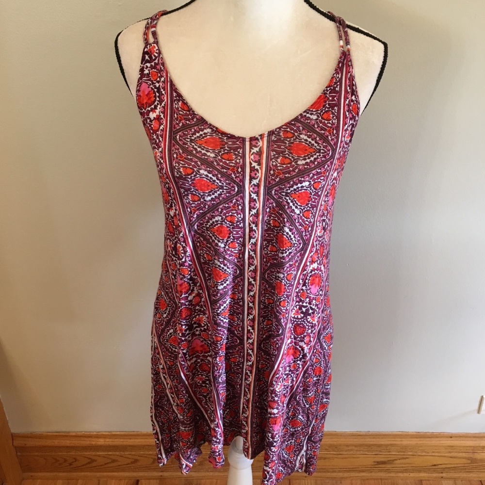 Billabong patterned tank dress size M